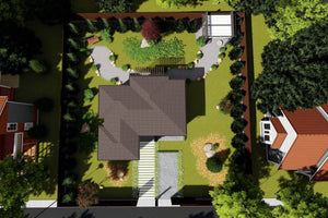 Maison à Ossature Métallique Plain Pied 3 Chambres 100m2 075 - toit maison thumbnail