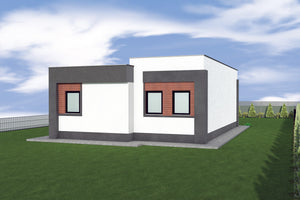 Maison Ossature Métallique 100 m2 Avec 3 Chambres id 100-116 - projet de maison à l'extérieur photo 5 thumbnail