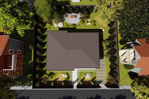 Maison Ossature Métallique Plain Pied Moderne 3 Chambres 082 - maison toit thumbnail