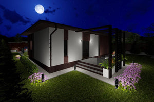 Maison Ossature Métallique 110 m2 3 Chambres Plain Pied 044 - photo maison extérieur 9 thumbnail
