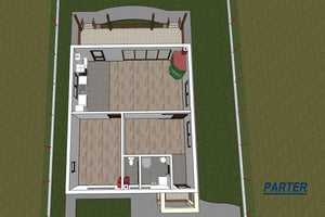 Maison Ossature Metallique Traditionnelle à 3 Chambres 090 - plan maison 3d thumbnail
