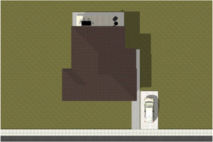 Maison Ossature Métallique De Plain Pied Moderne 120 m2 032 - toit maison thumbnail