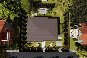 Maison en Ossature Métallique Plain Pied Moderne 120m2 083 - maison toit thumbnail