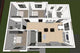 Maison en Ossature Métallique Plain Pied Moderne 120m2 083 - plan maison 3d