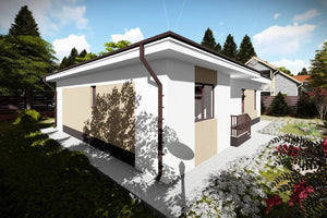 Maison en Ossature Métallique Plain Pied Moderne 120m2 083 - photo façade maison 5 thumbnail