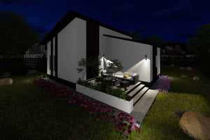 Maison Ossature Métallique Moderne 120m2 Avec 3 Chambres 042 - image facade maison moderne 5 thumbnail