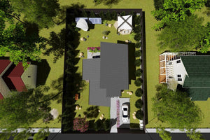 Maison Ossature Métallique Moderne 120m2 Avec 3 Chambres 042 - maison toit thumbnail