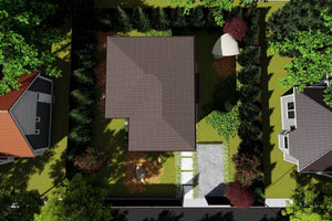 Maison en Ossature Métallique Modern 2 Niveaux 120m2 076 - toit maison thumbnail
