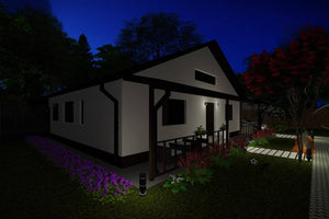 Maison Ossature Métallique Sans Etage Avec Toit Terrasse 036 - image façade maison 10 thumbnail