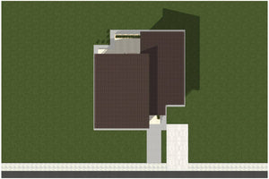 Maison Ossature Métallique De Plain Pied 3 Chambres 131-020 - toit maison thumbnail