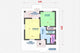 Maison à Ossature Métallique à Étage 140m2 Modern 001 - plan de maison 1