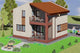 Maison à Ossature Métallique à Étage 140m2 Modern 001 - photo facade maison 4