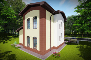 Maison Ossature Métallique Modern à Étage 150m2 022 - image façade maison 4 thumbnail