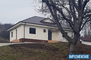 Maison Ossature Métallique 3 Chambres Avec Terrasse 161-008 - image maison extérieur 4 thumbnail