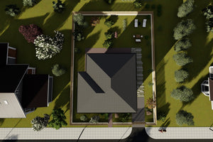 Maison à Ossature Métallique Modern 4 Chambres à Coucher 092 - maison toit thumbnail