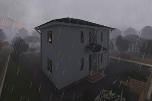 Maison à Ossature Métallique Modern 4 Chambres à Coucher 092 - photo façade moderne maison 8 thumbnail