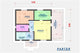 Maison Ossature Métallique à 2 Niveaux Modern 4 Chambres 030 - plan du maison 1