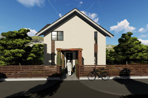 Maison Ossature Metallique Avec 4 Chambres 180m2 Modern 070 - photo facade maison 3 thumbnail
