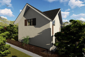 Maison Ossature Metallique Avec 4 Chambres 180m2 Modern 070 - photo facade maison 6 thumbnail