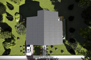 Maison Ossature Métallique à Étage Avec Balcon Terrasse 026 - toit maison thumbnail