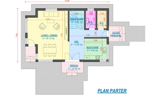 Maison Ossature Métallique Modern 190m2 Avec Balcon 186-058 - plan de maison 1 thumbnail