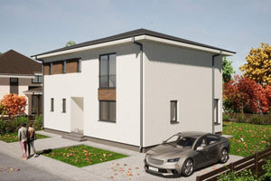 Maison en Ossature Métallique Sur Deux Niveaux 193-094 - photo facade maison 2 thumbnail