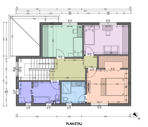Maison en Ossature Métallique Sur Deux Niveaux 193-094 - plan du maison 2 thumbnail