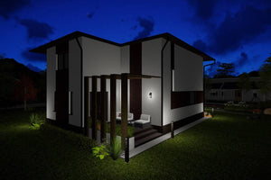 Maison en Ossature Métallique Modern Sur 2 Niveaux 200m2 040 - image facade maison moderne 7 thumbnail