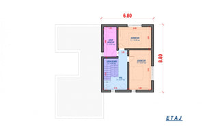 Maison en Ossature Métallique Modern 200m2 Avec Garage 069 - plan de maison 2 thumbnail