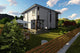 Maison Ossature Métallique Avec Toit Terrasse 200 m2 211-034 - image maison extérieur 7