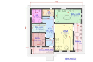 Maison Ossature Métallique à Étage Avec 5 Chambres 235-043 - plan du maison 1 thumbnail