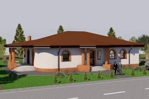 Maison Ossature Métallique Traditionnelle Avec Terrasse 004 - photo facade maison 3 thumbnail