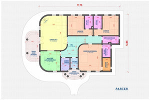Maison Ossature Métallique Traditionnelle Avec Terrasse 004 - plan du maison thumbnail