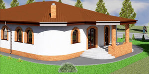 Maison Ossature Métallique Traditionnelle Avec Terrasse 004 - photo facade maison 8 thumbnail
