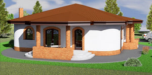 Maison Ossature Métallique Traditionnelle Avec Terrasse 004 - photo facade maison 2 thumbnail