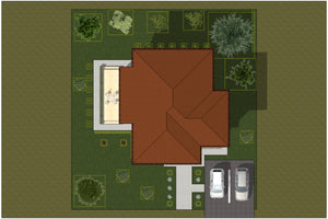 Grande Maison en Ossature Métallique à Étage 5 Chambres 003 - toit maison thumbnail