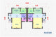 Maison Duplex Ossature Métallique 2 Niveaux Model 244-077 - plan du maison 1