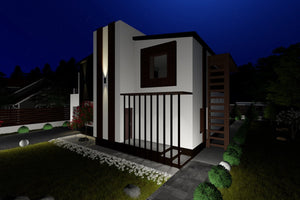 Maison Ossature Métallique à Étage Toit Terrasse 248-057 - photo façade maison 9 thumbnail