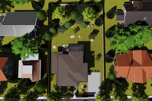 Maison à Ossature Métallique Deux Niveaux Avec Terrasse 006 - toit maison thumbnail