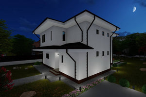 Maison à Ossature Métallique Deux Niveaux Avec Terrasse 006 - image maison extérieur 9 thumbnail