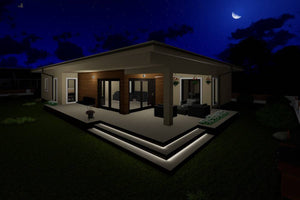 Maison Ossature Métallique Avec Garage Sur 1 Seul Niveau 047 - image facade maison moderne 8 thumbnail