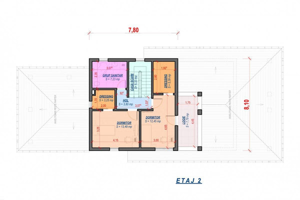 Maison Ossature Métallique Avec Grand Garage 300m2 Model 007 - plan du maison 3