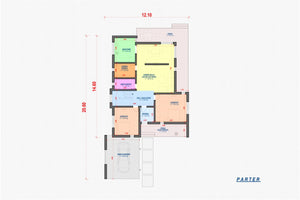 Maison à Ossature Métallique à Étage Avec Garage 340-060 - plan de maison 1 thumbnail
