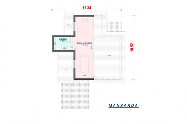 Maison Ossature Métallique Deux Étages Avec Terrasse 038 - plan du maison 3