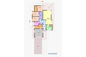 Maison Ossature Métallique 4 Chambres Avec Grand Garage 050 - plan du maison thumbnail