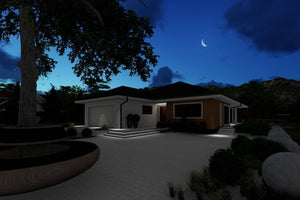 Maison Ossature Métallique 4 Chambres Avec Grand Garage 050 - photo facade maison 8 thumbnail