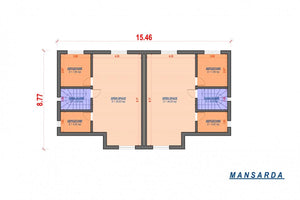 Maison Ossature Métallique Duplex Moderne Sur 3 Niveaux 066 - plan du maison 3 thumbnail