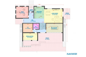 Maison Ossature Métallique Avec 1 Étage 8 Chambres 474-059 - plan du maison 1 thumbnail