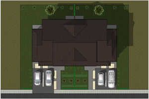Grande Maison Duplex Ossature Métallique 2 Niveaux 476-011 - toit maison thumbnail