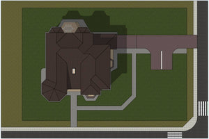 Grande Maison en Ossature Métallique Moderne à Étage 028 - toit maison thumbnail